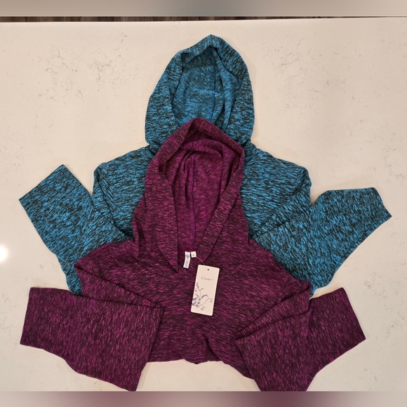 Kleen Women's Oversized Boutique- Style Turquoise Hoodie. NWOT - Picture 7 of 8